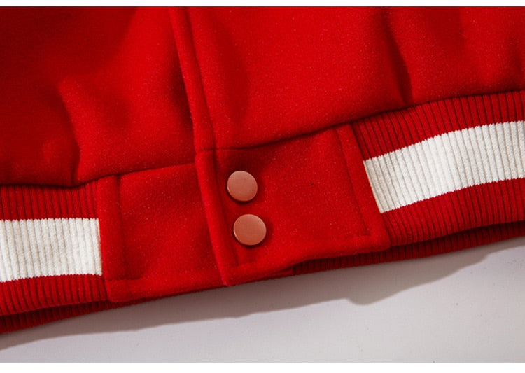 Jacket Men Cartoon Furry Sun Cloud Patch Patchwork Bomber Coats Loose Hip Hop Funny High Street Baseball Outwear Autumn