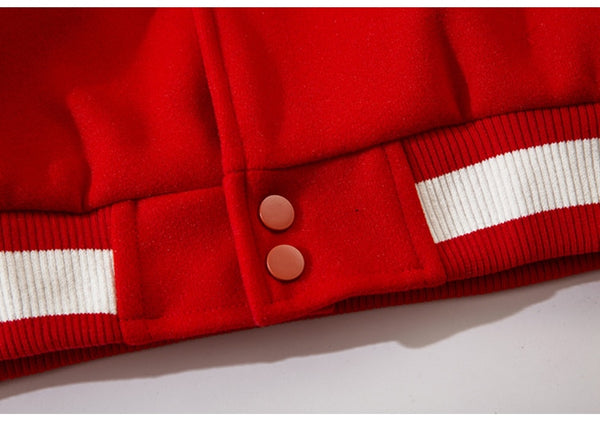 Jacket Men Cartoon Furry Sun Cloud Patch Patchwork Bomber Coats Loose Hip Hop Funny High Street Baseball Outwear Autumn