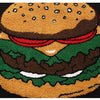 Men Hamburger Patch Letter Embroidery Bomber Jacket Autumn Loose Harajuku Hip Hop Fashion Baseball Coats Couple Outwear