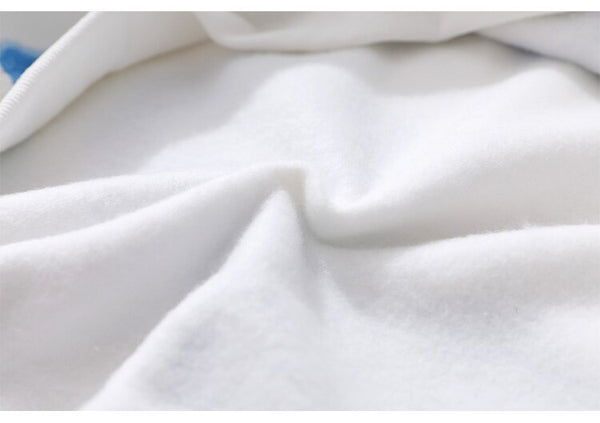 Hoodie Men Heart Inkjet Letter Printed Big Pocket Hooded Pullover Soft Cozy Plus Velvet High Street Harajuku Streetwear