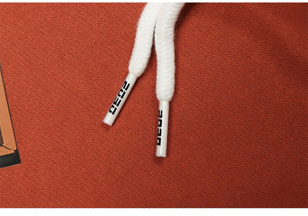 Hoodie Men Mutated Japanese Anime Boy Print Pullover Couple Plus Velvet Oversize Harajuku Hip Hop Sweatshirt Streetwear