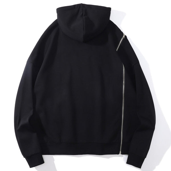 Hoodie Men Heart-shaped Letter Print Sleeves Detachable Pullover Couple Hipster Cool High Street Hooded Tops Streetwear