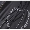 Hoodie Men Heart-shaped Letter Print Sleeves Detachable Pullover Couple Hipster Cool High Street Hooded Tops Streetwear