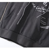 Hoodie Men Heart-shaped Letter Print Sleeves Detachable Pullover Couple Hipster Cool High Street Hooded Tops Streetwear