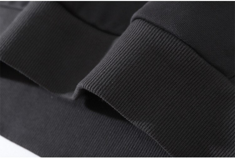 Hoodie Men Heart-shaped Letter Print Sleeves Detachable Pullover Couple Hipster Cool High Street Hooded Tops Streetwear