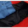 Jacket Men Denim Leather Patchwork Color Letter Embroidery Baggy Fashion High Street Style Baseball Jacket Autumn Coats