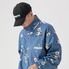 Track Jacket Men Bear Letter Print Zipper Windbreaker Coat Autumn Casual Baggy Fashion Hip Hop Jacket Couple Streetwear
