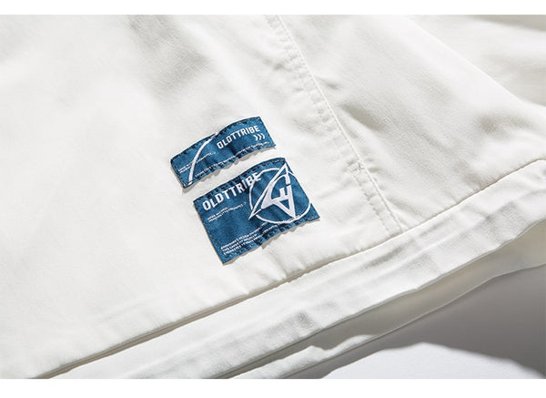 Jacket Men Letter Patch Color Block Zipper Hooded Windbreaker Men Casual Loose Harajuku High Street Outwear Coat Autumn