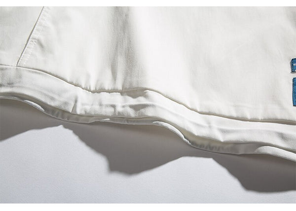 Jacket Men Letter Patch Color Block Zipper Hooded Windbreaker Men Casual Loose Harajuku High Street Outwear Coat Autumn