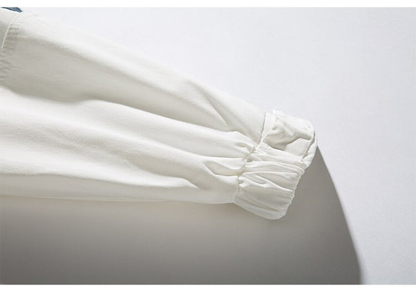 Jacket Men Letter Patch Color Block Zipper Hooded Windbreaker Men Casual Loose Harajuku High Street Outwear Coat Autumn