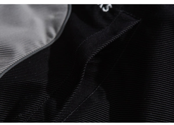 Jacket Men Reflective Strip Patchwork Letter Embroidery Zipper Coat Autumn High Street All-match Fashion Streetwear Men