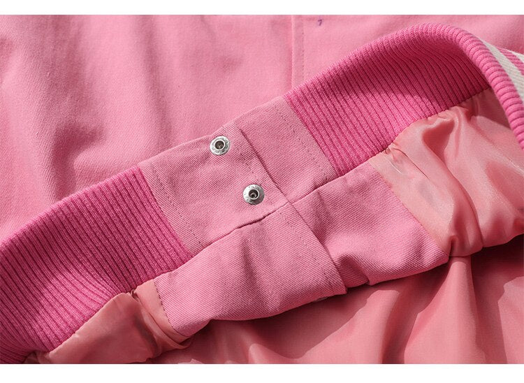 Jacket Men Color Block Patchwork Furry Patches College Style Baseball Coats Oversized Harajuku Fashion Youth Streetwear