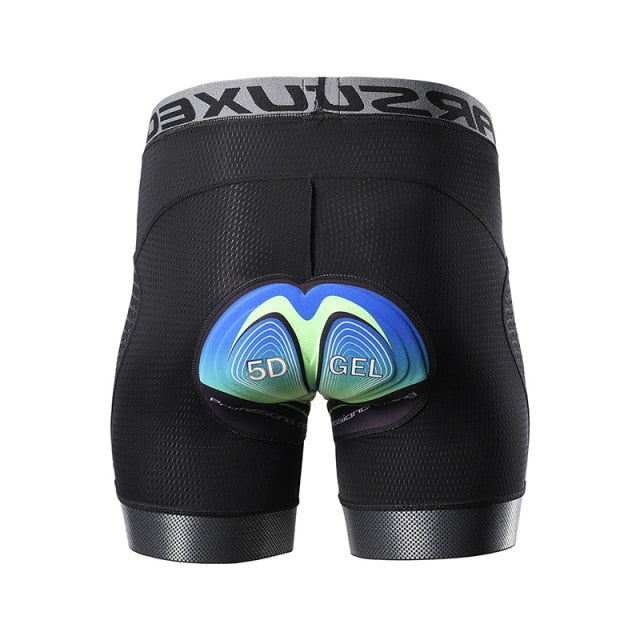 Cycling Shorts Men 5D Gel Pad Cycling Underwear Bicycle MTB Clothing Bike Shorts Shock Absorption Riding Downhill