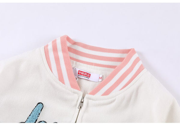 Jacket Men Comics Girl Print Patchwork Color Baseball Jackets College Style Baggy Casual Outwear Cozy Couple Streetwear