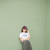 Graphic Print High Waist Casual Wide Leg Pants Autumn Stylish Vintage Straight Fashion Pants | Vimost Shop.