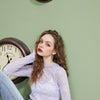 Solid Pure Contrast Lace Casual Chiffon Blouse Women,Autumn Full Sleeve Female,Basic Daily Vintage Top | Vimost Shop.