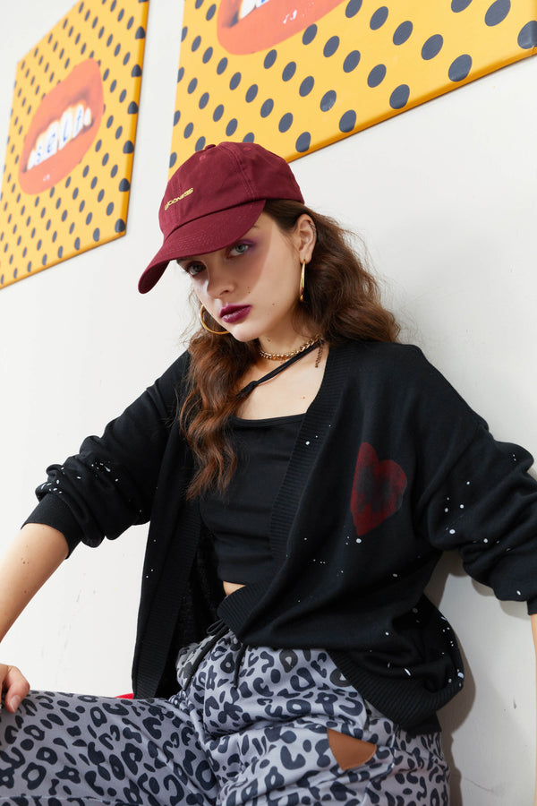 Solid Chic Love Single Breasted Knit Casual Women Cardigan Autumn Vintage Full Sleeve Girly Basic Daily Knitwear | Vimost Shop.