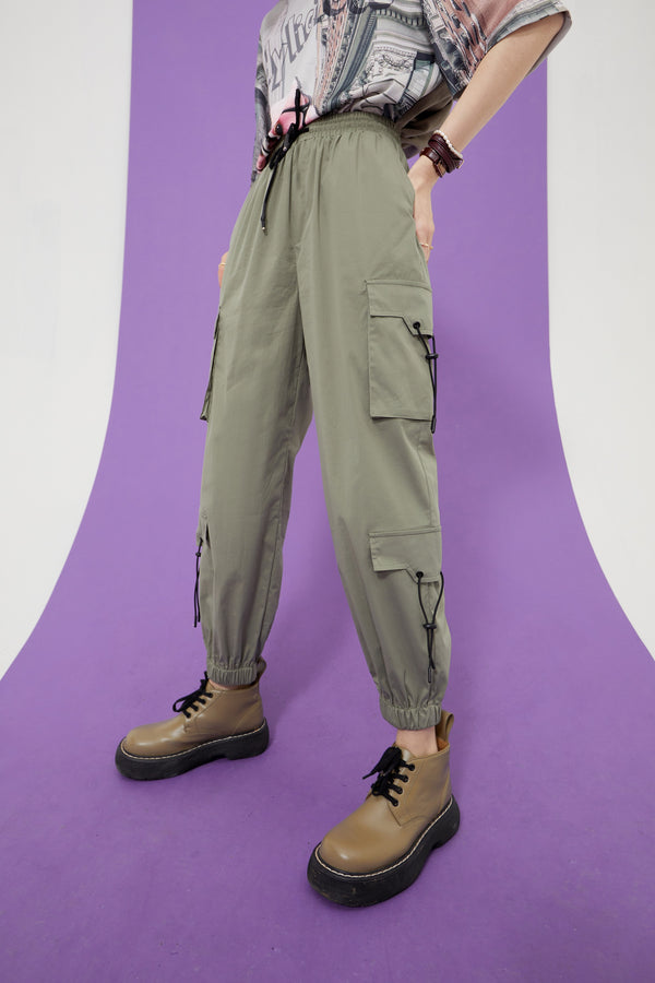 Solid High Waist Straight Casual Women Safari Pants Summer ELF Minimalist Pure Korean Ladies Basic Daily Trouser | Vimost Shop.