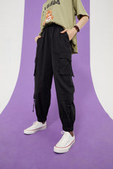 Solid High Waist Straight Casual Women Safari Pants Summer ELF Minimalist Pure Korean Ladies Basic Daily Trouser