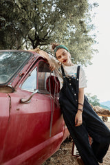 Solid Pure High Waist Washed Casual Overall Denim Jeans Women,Autumn Korean Ladies Basic Daily Trousers