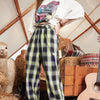 Plaid British High Waist Straight Casual Women Pants Summer Minimalist Korean Ladies Daily Basic Wide Leg Trouser | Vimost Shop.