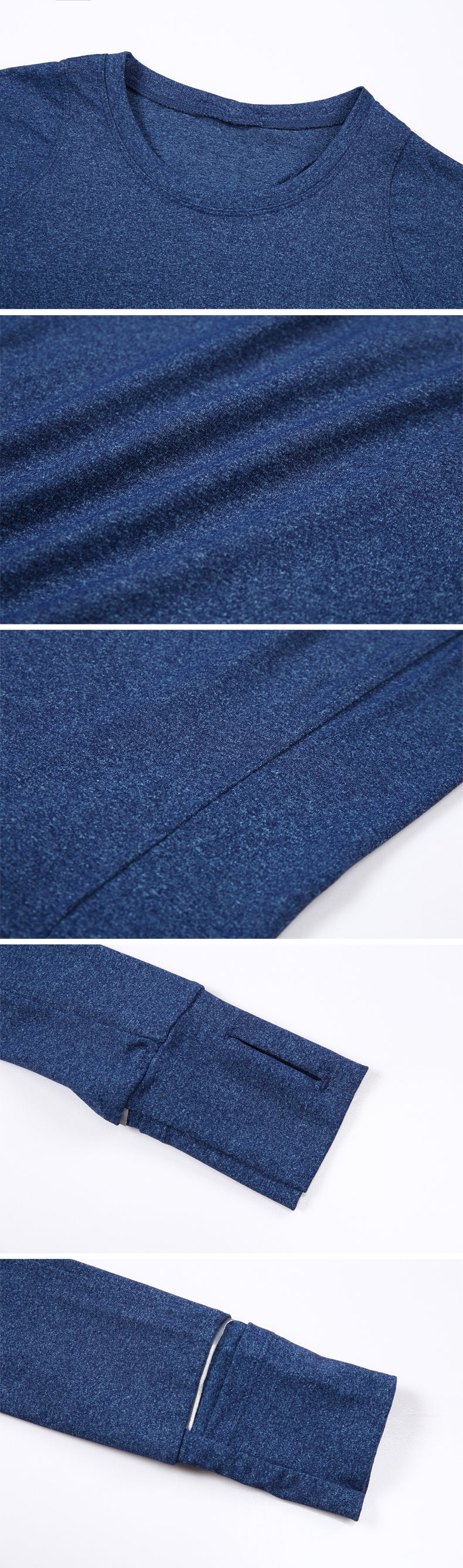 Hidden Zipper Pocket Yoga Workout Sport Pullover Women Thermal Nylon Crew Neck Nylon Running Gym Long Sleeved Shirts