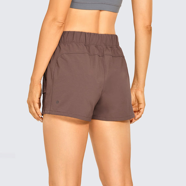 Women's Water Resistant Stretch Hiking Shorts with Pockets Breathable Quick Dry Shorts with Belt - 6 Inches