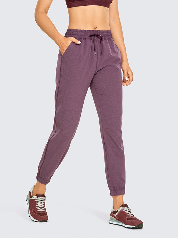 Women's Joggers Pants Lightweight Athletic Drawstring Breathable Tapered Lounge Pants with Pockets - 26 Inches