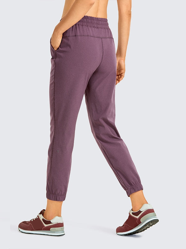 Women's Joggers Pants Lightweight Athletic Drawstring Breathable Tapered Lounge Pants with Pockets - 26 Inches