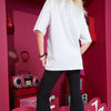 Polka Dot Bead Embroidery High Waist Casual Women Flare Trousers,Spring ELF Korean Ladies Basic Daily Shinny Bottom