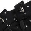 Polka Dot Bead Embroidery High Waist Casual Women Flare Trousers,Spring ELF Korean Ladies Basic Daily Shinny Bottom