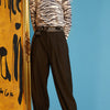 Solid Minimalist Straight Casual Women Harem Trousers,Spring ELF Pure High Waist Korean Ladies Basic Daily Bottom