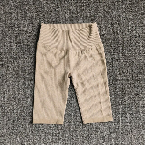 Seamless Fitness Women Yoga Shorts High Waist Workout Shorts Hip Push Up Yoga Running Shorts Sport Gym Leggings