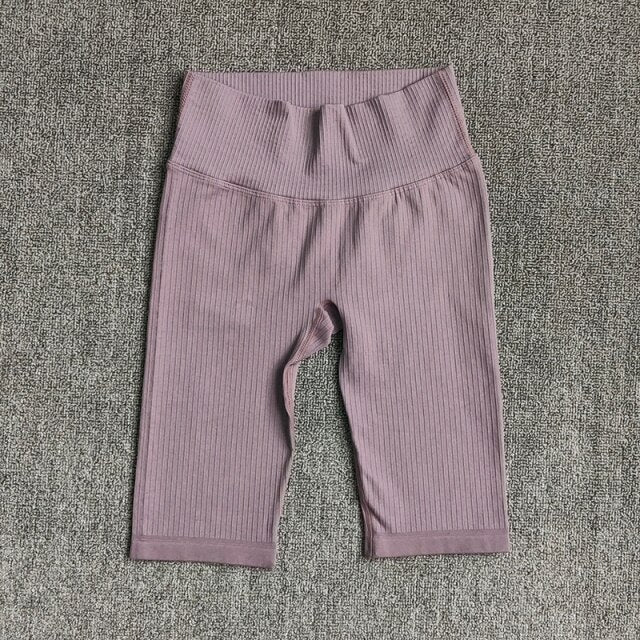 Seamless Fitness Women Yoga Shorts High Waist Workout Shorts Hip Push Up Yoga Running Shorts Sport Gym Leggings