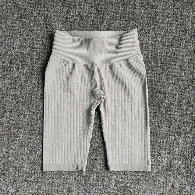 Seamless Fitness Women Yoga Shorts High Waist Workout Shorts Hip Push Up Yoga Running Shorts Sport Gym Leggings