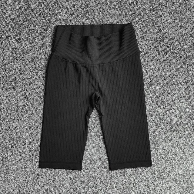 Seamless Fitness Women Yoga Shorts High Waist Workout Shorts Hip Push Up Yoga Running Shorts Sport Gym Leggings