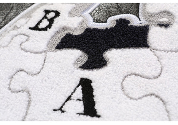 Jacket Men Letter Embroidery Patch Leather Coats Autumn Retro Baggy Punk Fashion Cool Jackets Outwear Couple Streetwear