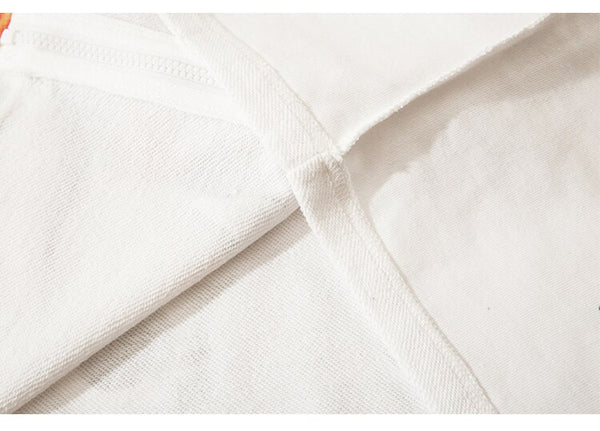 Hoodies Men Hit Color Melted Letter Flame Hole Print Pullovers College Style Harajuku Zipper Outwear Couple Streetwear