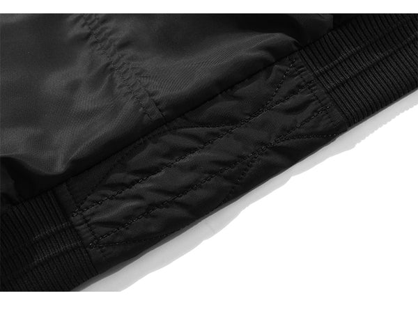 Patchwork Color Winter Jacket Men Button Pockets Zipper Warm Cozy Thick Coat Retro Fashion Bomber Jacket Men Streetwear