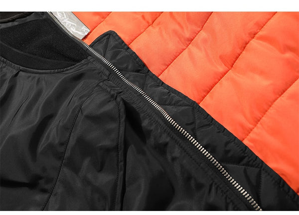 Patchwork Color Winter Jacket Men Button Pockets Zipper Warm Cozy Thick Coat Retro Fashion Bomber Jacket Men Streetwear