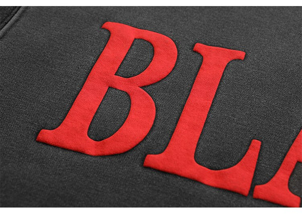 Hoodie Men Cool Man Color Block Print Pullover Winter Plus Velvet Cozy Hipster Hip Hop Punk High Street Male Streetwear