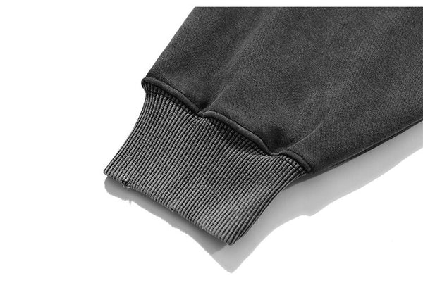 Hoodie Men Cool Man Color Block Print Pullover Winter Plus Velvet Cozy Hipster Hip Hop Punk High Street Male Streetwear