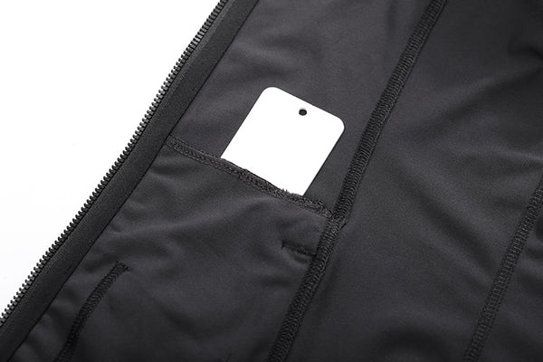 Hooded Workout Track Running Jacket For Women Full Zip Hoodie Jacket Sportswear with Zip Pockets