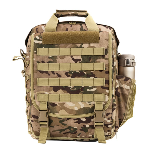 Molle Military Laptop Bag Tactical Messenger Bags Computer Backpack Fanny Belt Shouder Camping Outdoor Sports Army Bag