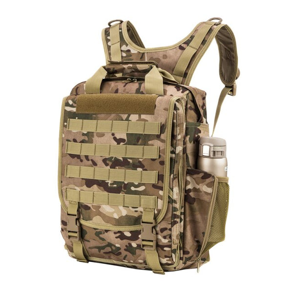 Molle Military Laptop Bag Tactical Messenger Bags Computer Backpack Fanny Belt Shouder Camping Outdoor Sports Army Bag