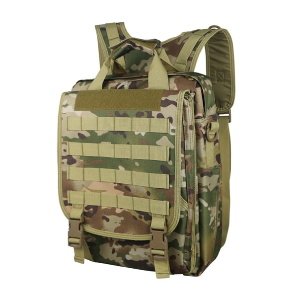 Molle Military Laptop Bag Tactical Messenger Bags Computer Backpack Fanny Belt Shouder Camping Outdoor Sports Army Bag
