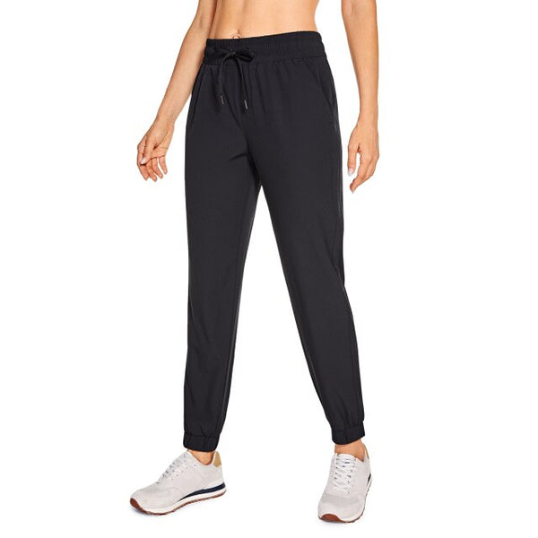 Women's Lightweight Joggers Pants With Pockets Drawstring Elastic Waist Athletic Sports Running Sweatpants