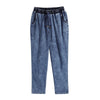 Women's Plus Size Casual Jeans High Flexibility Cotton Woven Thin Denim Trousers Softener Jeans with Elastic Waist