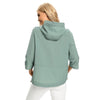 Women's Plus Size Windbreaker Short Hooded Jacket Spring And Autumn Loose Zipper Windbreaker