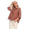 Women's Plus Size Windbreaker Short Lapel Jacket Spring And Autumn Loose Zipper Windbreaker